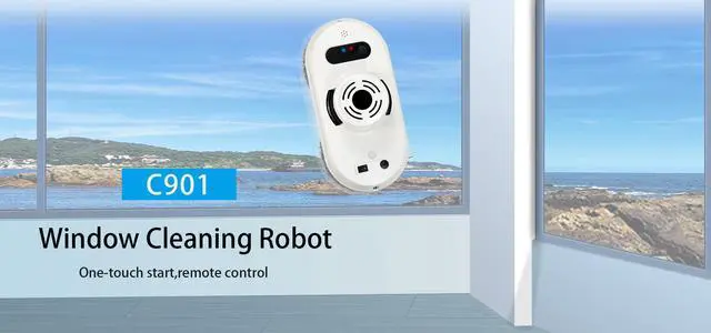 Alt view image 6 of 11 - Remote Control Smart Robot household High Rise Windows  Cleaner Glass Blot Dust Cleaning machine Y33  hands-free