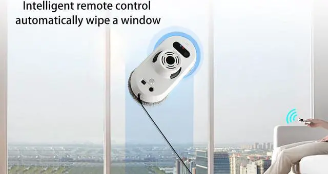 Alt view image 11 of 11 - Remote Control Smart Robot household High Rise Windows  Cleaner Glass Blot Dust Cleaning machine Y33  hands-free