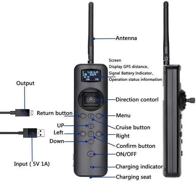 Alt view image 6 of 7 - GPS Location Smart RC Fishing Bait Boat 500M/0.3mi Auto Return Fish Finder Tool intelligent Auto Lure Remote Control Fishing Boat 3KG/6.6lb Bait Fish finder dual motors 2 Bait One-Key Return