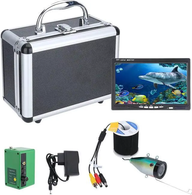 Alt view image 6 of 7 - Fish Finder Underwater Fishing Camera HD 7" 1280*720 Screen 15pcs White LEDs + 15pcs Infrared Lamp 1080P 2mp Camera For Fishing without video recording function