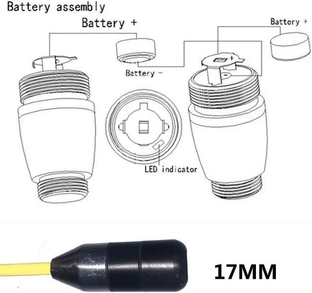 Alt view image 7 of 7 - 512HZ Locator Sonde for 5" DVR screen Sewer Pipe Drain Pipe Pipeline Inspection 2MP Camera