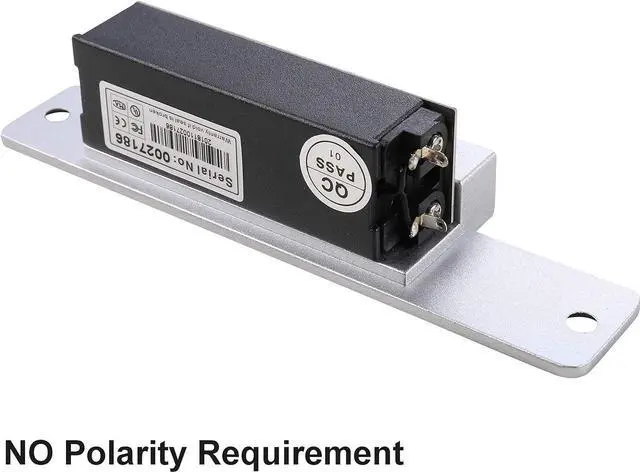 Alt view image 5 of 7 - Electric Door Strike Lock for Door Access Control System, Cylindrical/Mechanical Locksets, Fail-Secure/Fail-Safe Adjustable,(Input Voltage 12VDC),