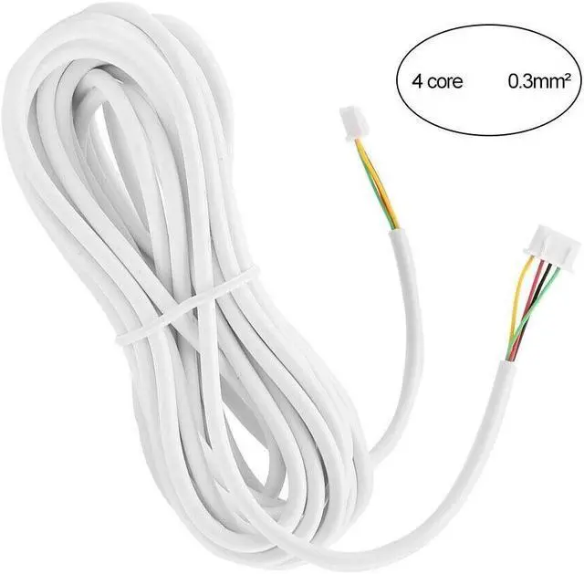 Alt view image 6 of 7 - 4pin 4 Core Wire Cable 4P Copper Wire Cable for intercom Doorbell Cable Length 16ft/32ft/49ft/65ft/82ft/98ft Optional 32ft