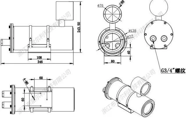 Alt view image 5 of 5 - 6MP Explosion-Proof IR Bullet IP Camera H.265+ Face Detection 120dB WDR 3D DNR Waterproof IP68