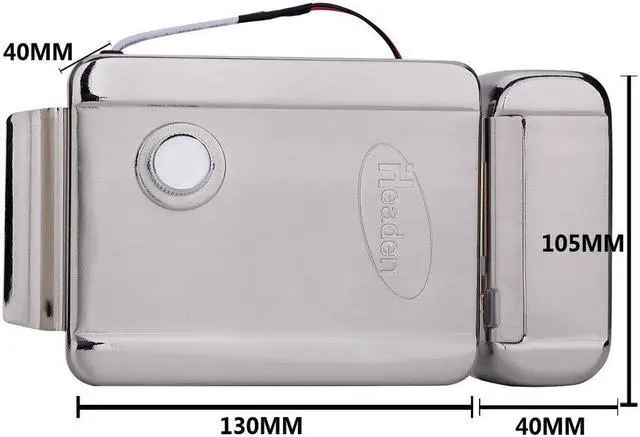 Alt view image 5 of 7 - 2 Units Apartment 2pin Wire Video Door Phone Visual Intercom Doorbell with 2x 7in TFT LCD Screen Monitor, RFID unlock Doorbell Intercom System with 1 Electric Control Lock, 1 Doorbell + 2 Monitor
