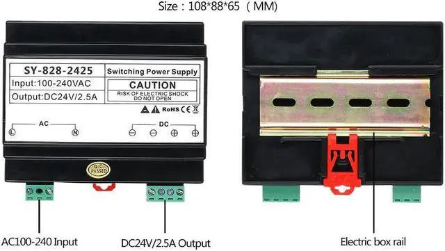 Alt view image 6 of 7 - 7inch TFT LCD Indoor Screen Monitor 2pin Wired Video Door Phone Visual Intercom Systems Doorbell Kit for Villa home 1 Units Apartment Door Bell + Elec NO Lock + Exit Switch,  1 doorbell + 4 monitor
