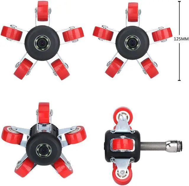 Alt view image 6 of 7 - VisiPower 10" Screen Sewer Drain Pipe Pipeline Inspection Industrial Endoscope Borescope Camera with Battery for Home Blocked draining plumbing Endoscope Waterproof IP68 Cable Length 30m/98ft