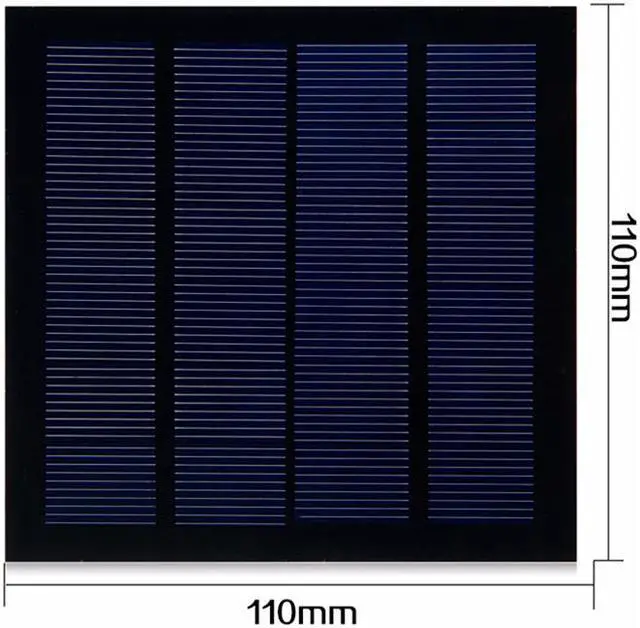 Alt view image 2 of 3 - 1.5W 12V Portable Solar Panel Solar System Battery Charger Output Power Bank