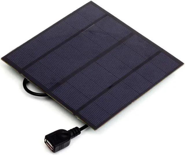 Alt view image 5 of 6 - 3W 5V 0.6A Portable Solar Panel Flexible Cellphone Charger USB Output Power Bank