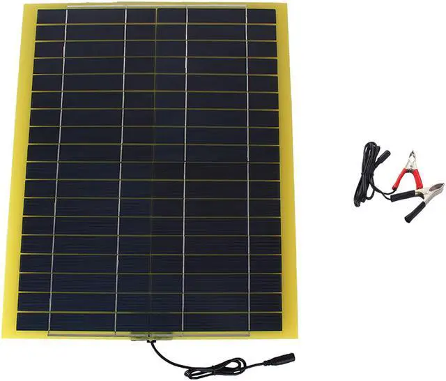 Main image of 20W 18V 1.2A Flexible Solar Panel Power Bank For 12V Car Battery Charger