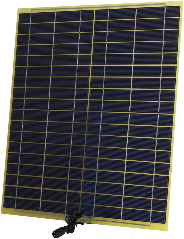 Alt view image 7 of 7 - 20W 18V 1.2A Flexible Solar Panel Power Bank For 12V Car Battery Charger