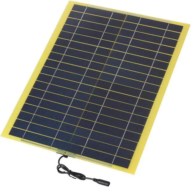 Alt view image 2 of 7 - 20W 18V 1.2A Flexible Solar Panel Power Bank For 12V Car Battery Charger