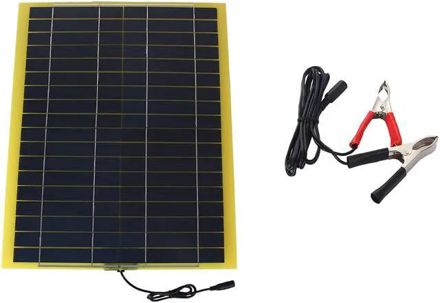 Alt view image 5 of 7 - 20W 18V 1.2A Flexible Solar Panel Power Bank For 12V Car Battery Charger