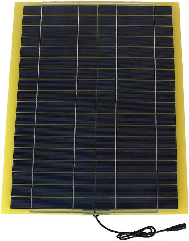 Alt view image 6 of 7 - 20W 18V 1.2A Flexible Solar Panel Power Bank For 12V Car Battery Charger