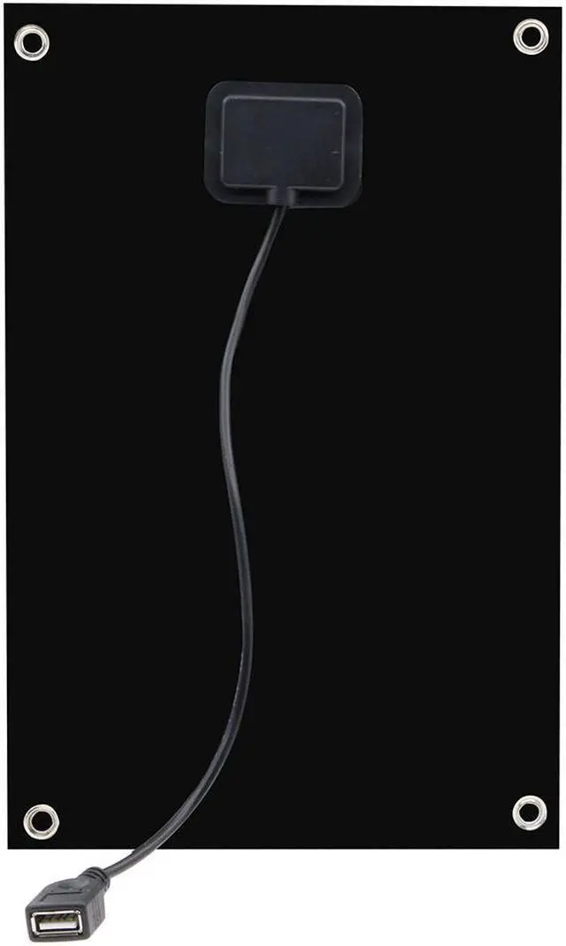 Alt view image 2 of 7 - 6W 5V 1.2A Portable Solar Panel Battery CellPhone Pad USB Power Bank Charger