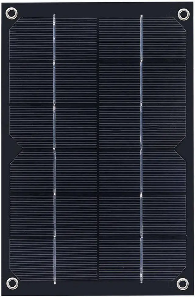 Alt view image 6 of 7 - 6W 5V 1.2A Portable Solar Panel Battery CellPhone Pad USB Power Bank Charger