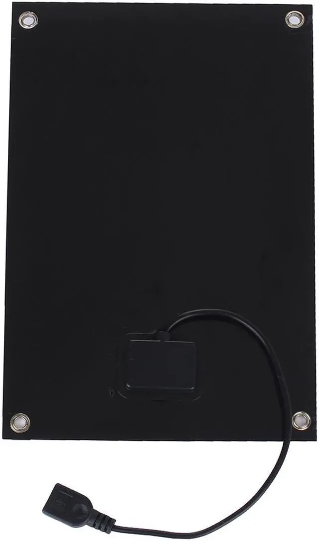 Alt view image 5 of 7 - 6W 5V 1.2A Portable Solar Panel Battery CellPhone Pad USB Power Bank Charger