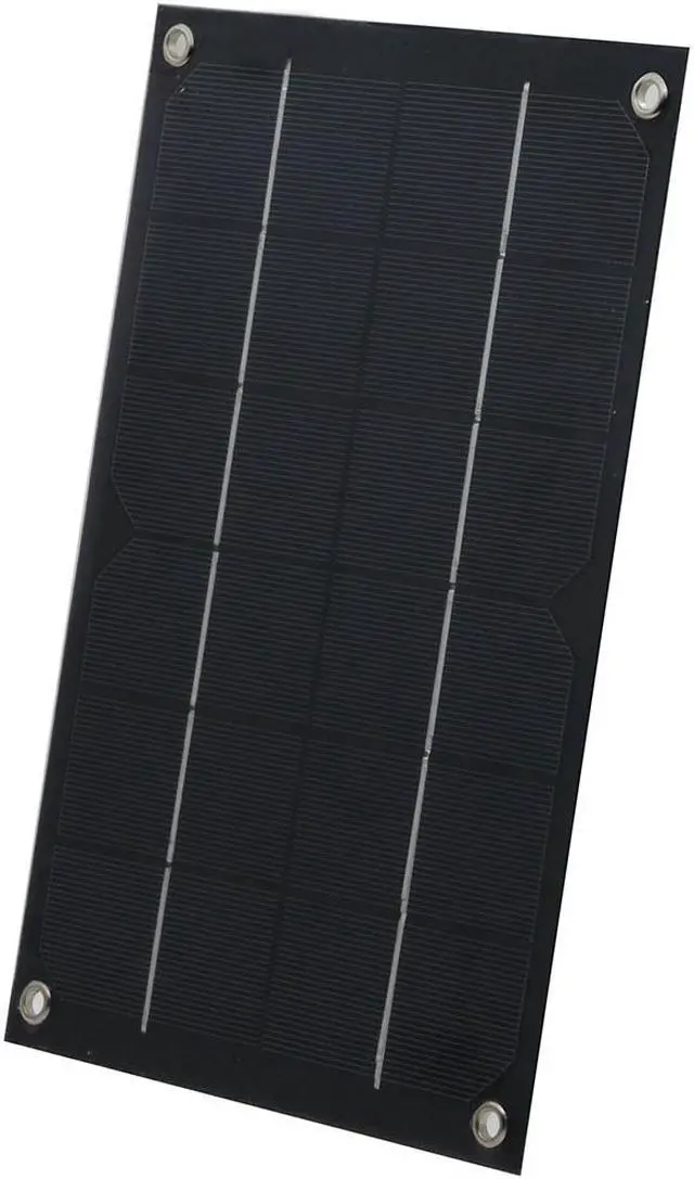 Alt view image 7 of 7 - 6W 5V 1.2A Portable Solar Panel Battery CellPhone Pad USB Power Bank Charger
