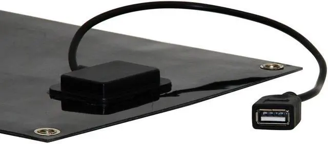 Alt view image 4 of 7 - 6W 5V 1.2A Portable Solar Panel Battery CellPhone Pad USB Power Bank Charger