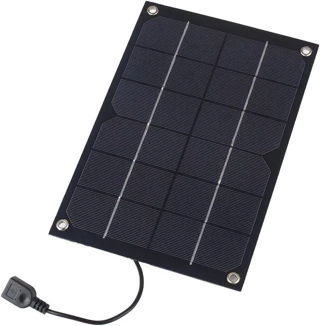 Main image of 6W 5V 1.2A Portable Solar Panel Battery CellPhone Pad USB Power Bank Charger