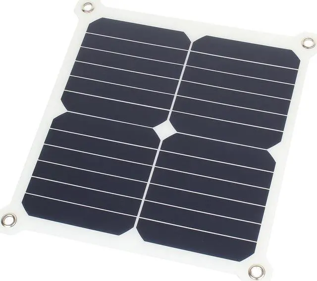 Alt view image 4 of 4 - 11W 5V 2A Portable Solar Panel Cellphone Charger Powerbank Double USB Output