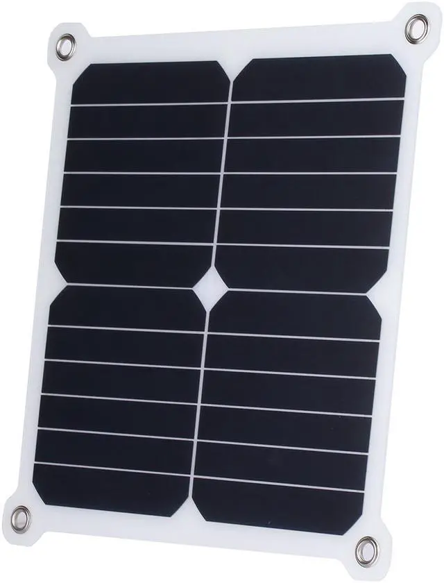 Alt view image 3 of 4 - 11W 5V 2A Portable Solar Panel Cellphone Charger Powerbank Double USB Output
