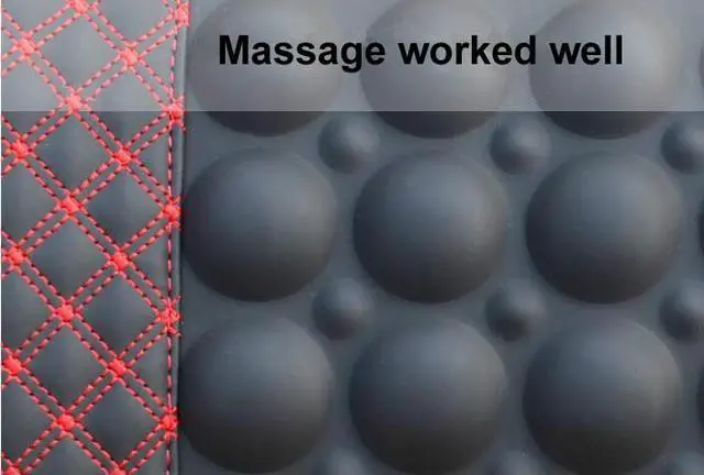 Alt view image 5 of 6 - Car Electric Massage Cushion Lumbar Car Seat Back Cushion Waist Support Backrest