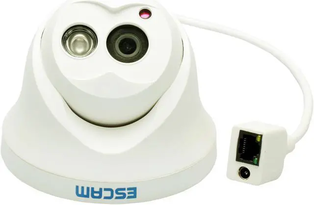 Alt view image 2 of 7 - ESCAM QD100 IP Network Camera Onvif HD 720P 3.6mm Lens P2P IR Mini Dome IP Camera