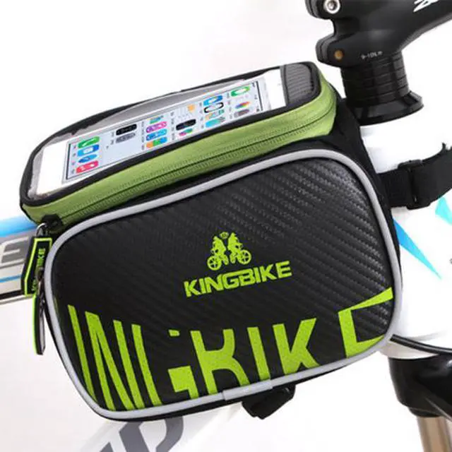 Main image of Outdoor Waterproof Riding Bag Cycling Bicycle Bags Touch Screen Phone Bag Pink