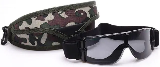 Alt view image 5 of 5 - Outdoor CS Explosion-proof Goggles Glasses Motorcycle Cycling Eyewear Adjustable