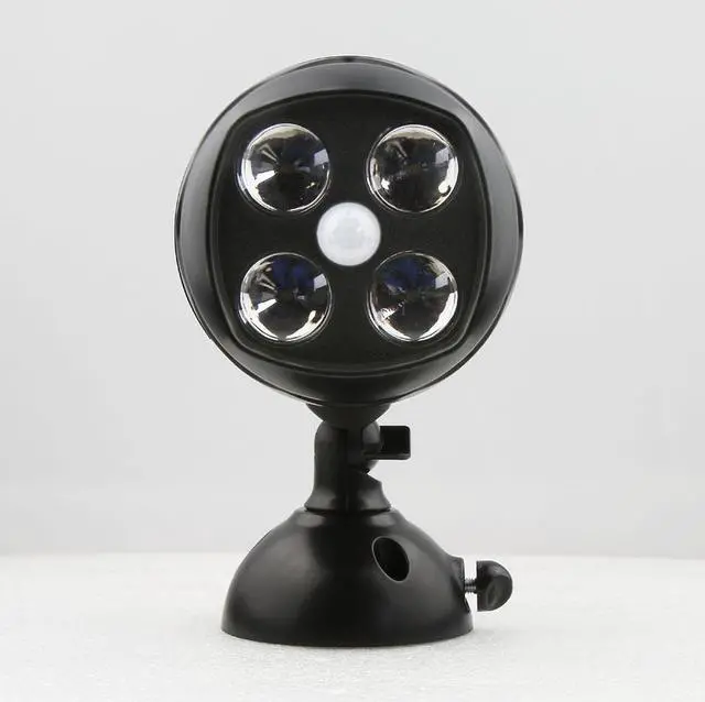 Alt view image 2 of 7 - LED Solar Power PIR Motion Sensor LED Wall Light Outdoor Fence Garden Yard Lamp