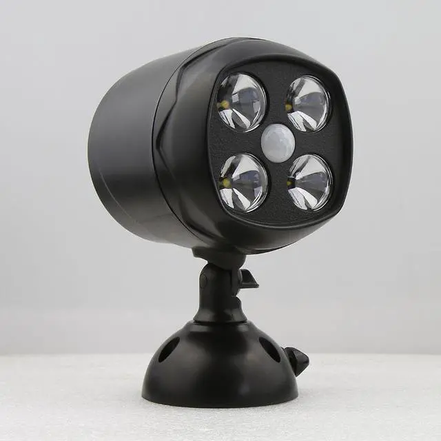 Main image of LED Solar Power PIR Motion Sensor LED Wall Light Outdoor Fence Garden Yard Lamp