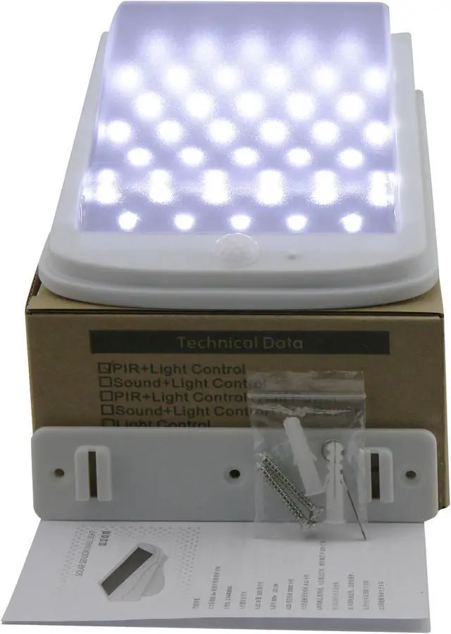 Alt view image 4 of 7 - 38 LEDS Solar Power Light Motion Sensor Garden Security Wall Lamp Outdoor Light