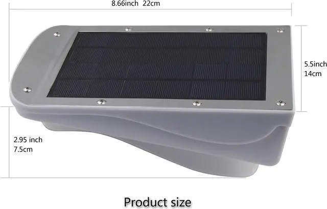 Alt view image 3 of 7 - 38 LEDS Solar Power Light Motion Sensor Garden Security Wall Lamp Outdoor Light