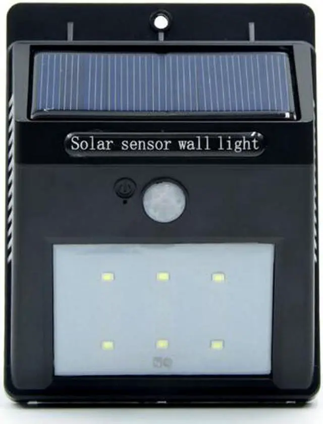 Alt view image 2 of 6 - LED Solar Lamp PIR Human Motion Sensor Light Outdoor Path Wall Security Lamp