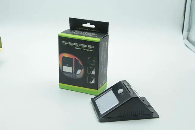 Alt view image 3 of 6 - LED Solar Lamp PIR Human Motion Sensor Light Outdoor Path Wall Security Lamp