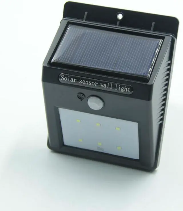 Alt view image 6 of 6 - LED Solar Lamp PIR Human Motion Sensor Light Outdoor Path Wall Security Lamp