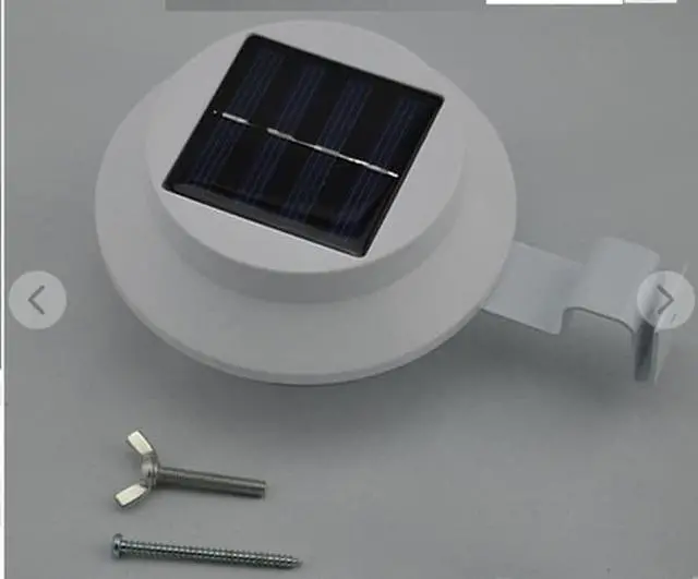Alt view image 7 of 7 - 3 LED Solar Power Sensor Wall Light Outdoor Garden Landscape Fence Spot Lamp