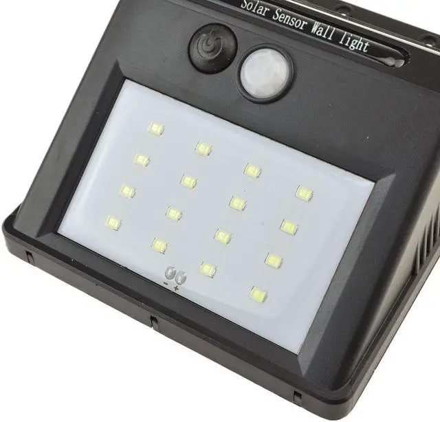 Alt view image 5 of 6 - 16 LED Solar Power Lamp PIR Human Motion Sensor Outdoor Garden Path Spot Light