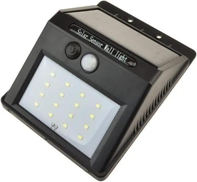 Main image of 16 LED Solar Power Lamp PIR Human Motion Sensor Outdoor Garden Path Spot Light