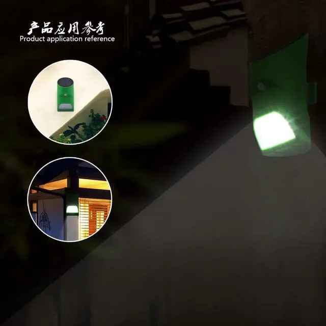 Alt view image 6 of 7 - 18 LED Ultra-bright Solar Power PIR Motion Sensor Lamp Outdoor Garden Wall Light