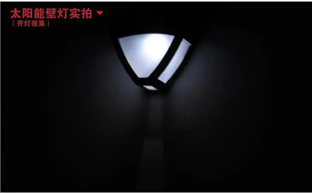 Alt view image 5 of 7 - 2 LED Triangle Solar Light Sensor Light Landscape Garden Outdoor Stair Lamp