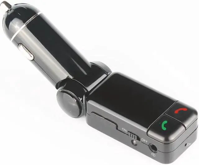 Alt view image 4 of 7 - FM Transmitter Car Wireless Bluetooth Music/Handsfree Calls for iPhone/Android