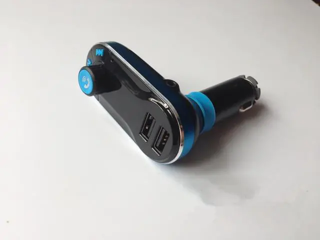 Alt view image 2 of 7 - Car Audio Player USB Bluetooth MP3 Music Player Vehicle Cigarette Lighter Color Box