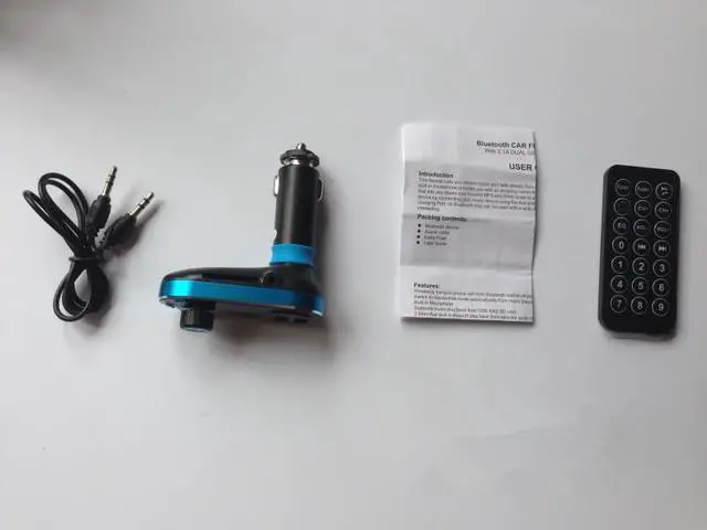 Alt view image 4 of 7 - Car Audio Player USB Bluetooth MP3 Music Player Vehicle Cigarette Lighter Color Box