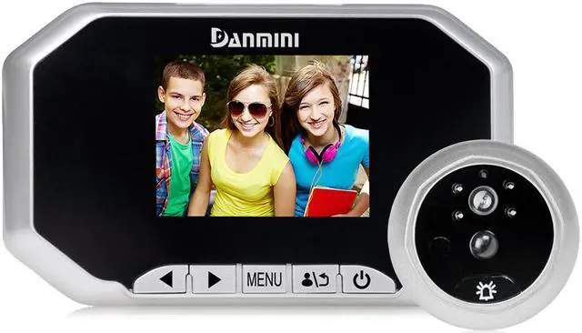 Main image of Danmini YB-30AHD-M 3.0 inch Screen 2.0MP Security Camera Motion Detection Peephole Viewer Silver  Color