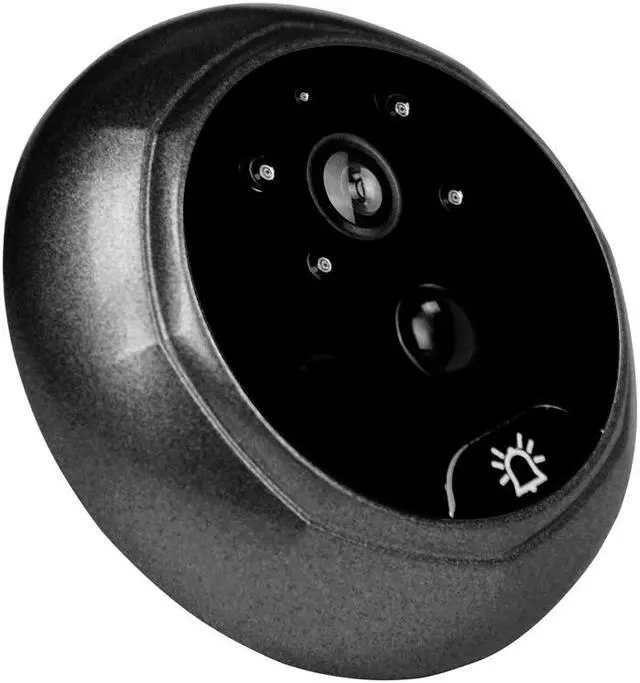 Alt view image 6 of 7 - Danmini YB-30AHD-M 3.0 inch Screen 2.0MP Security Camera Motion Detection Peephole Viewer Black Color
