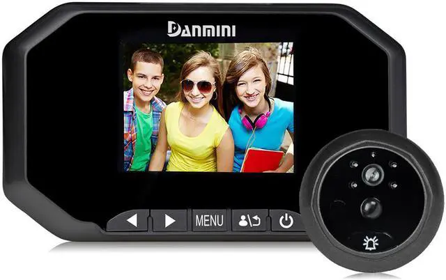 Main image of Danmini YB-30AHD-M 3.0 inch Screen 2.0MP Security Camera Motion Detection Peephole Viewer Black Color