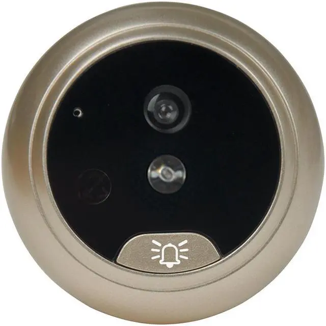 Alt view image 5 of 7 - Danmini YB-30AHD 3.0 Inch Digital Peephole Viewer 1.3MP Security Camera Gold Color