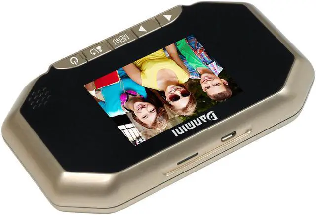 Alt view image 3 of 7 - Danmini YB-30AHD 3.0 Inch Digital Peephole Viewer 1.3MP Security Camera Gold Color